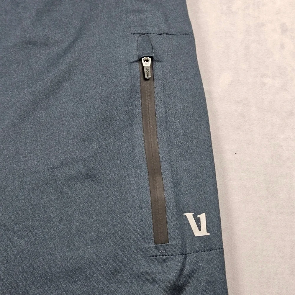 Vuori Sunday Performance Joggers Mens XXL Blue Athletic Zip Pocket Sweatpants